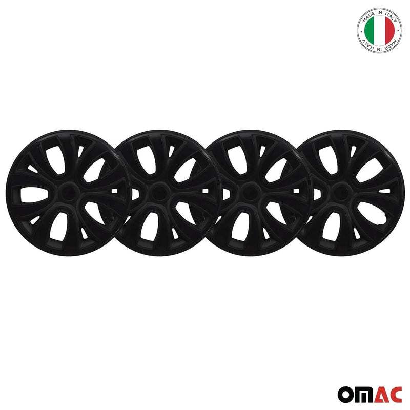 14" Wheel Covers Hubcaps R14 for Honda Black Gloss - OMAC USA