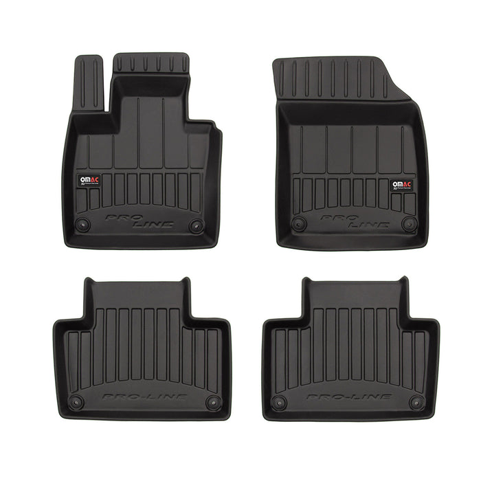 OMAC Premium Floor Mats for Volvo XC90 2016-2024 All-Weather Heavy Duty 4Pcs