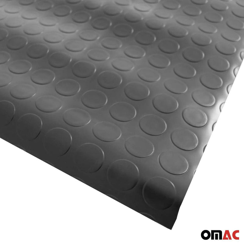 Rubber Truck Bed Liner Trunk Mat Flooring Mat 197x79 inch Peny Style Black