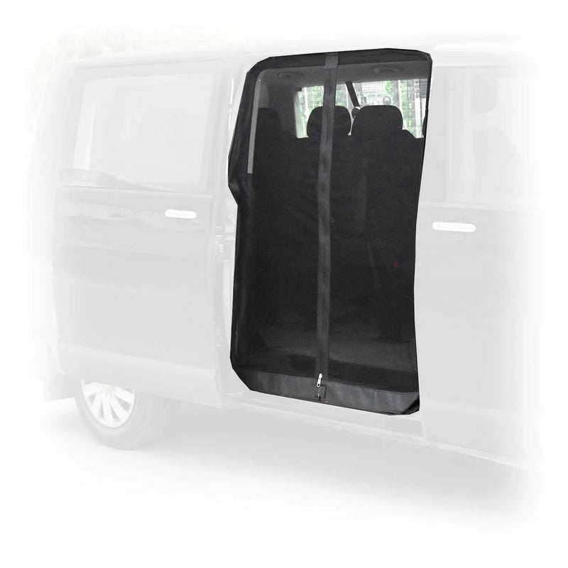 2015-2024 Ford Transit Mosquito Net Bug Magnetic Screen Sliding Door Black