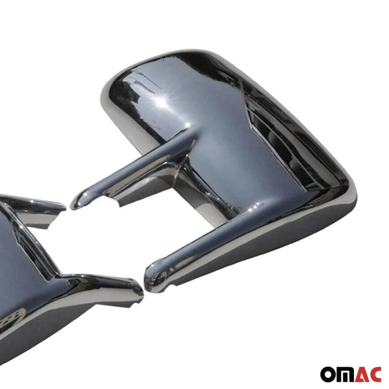 Side Mirror Cover Caps Fits Dodge Sprinter 2003-2006 Chrome Silver 2 Pcs - OMAC USA