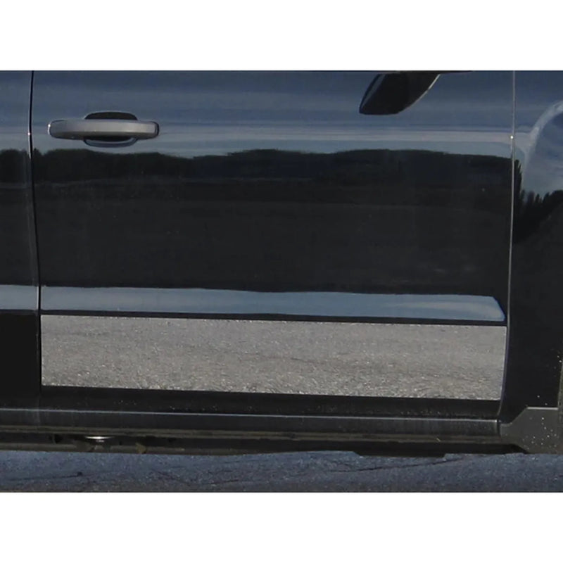 2014-2018 Chevrolet Silverado Stainless Steel Rocker Panel Trim 2Pc