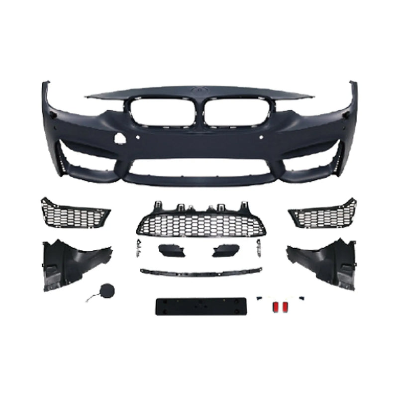 For BMW F30 F31 2012-2019 M-Tech Style Front Bumper Kit All Mesh