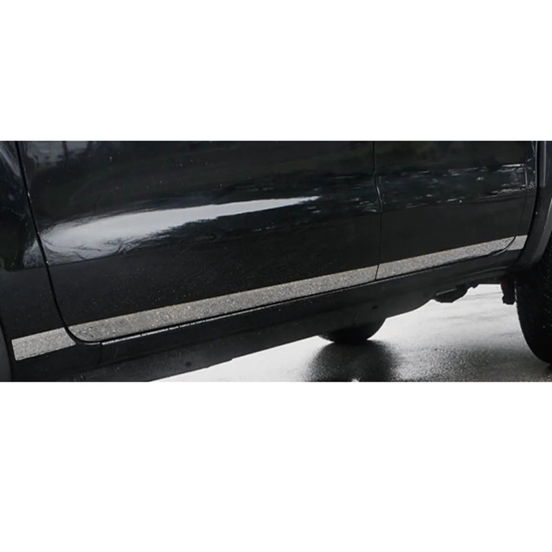 1999-2002 Chevrolet Silverado Extended Cab Stainless Rocker Panel Trim 7Pc