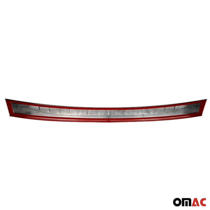 Rear Bumper Sill Cover Protector Guard for Fiat 500X 2016-2023 Steel Dark 1Pc - OMAC USA