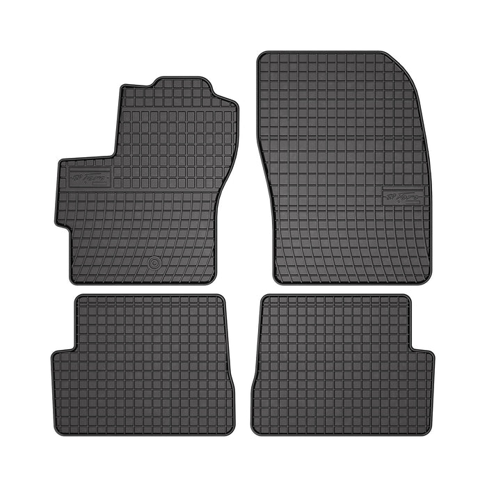 OMAC Floor Mats Liner for Mazda 3 2004-2009 Black Rubber All-Weather 4 Pcs