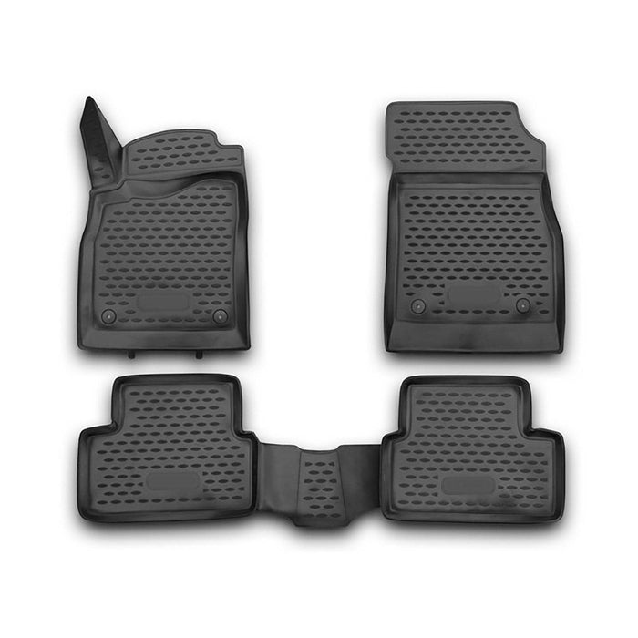 OMAC Floor Mats Liner for Chevrolet Cruze 2011-2014 Sedan Black TPE All-Weather