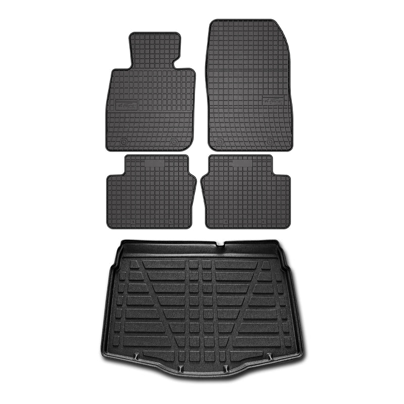 2016-2021 Mazda CX-3 Floor Mats & Cargo Liner Full Set All Weather Black