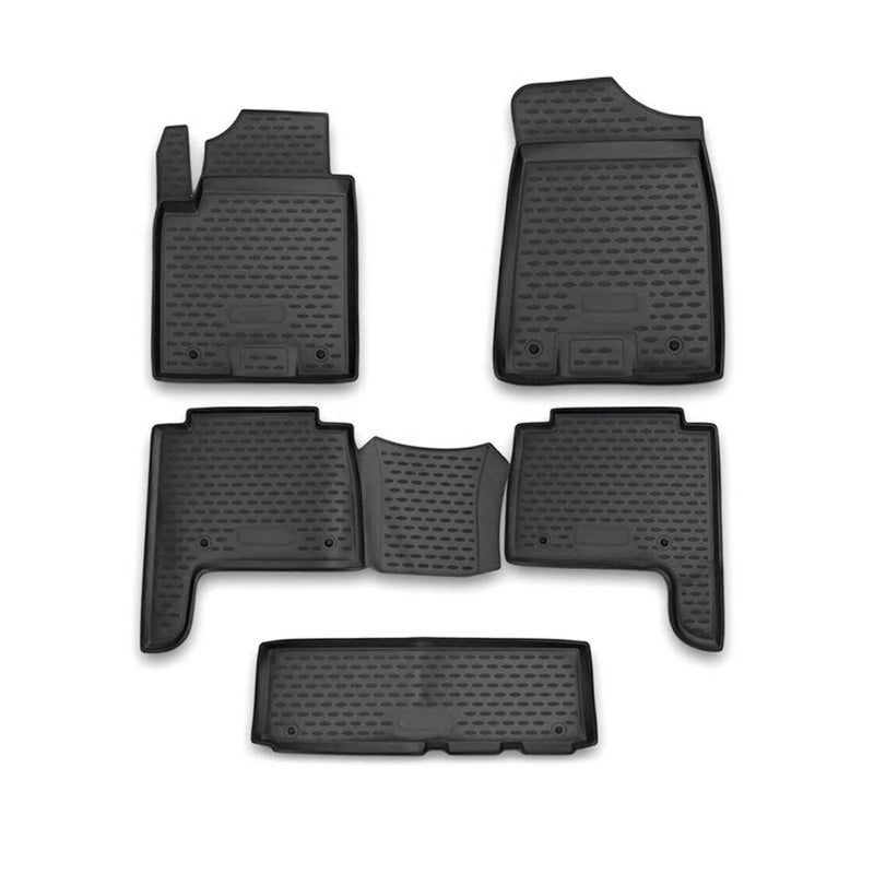 2015-2024 Infiniti QX80 Floor Mats Liners Full Set All Weather Black