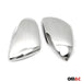 Side Mirror Cover Caps Fits Kia Rio 2018-2023 Steel Silver 2 Pcs - OMAC USA