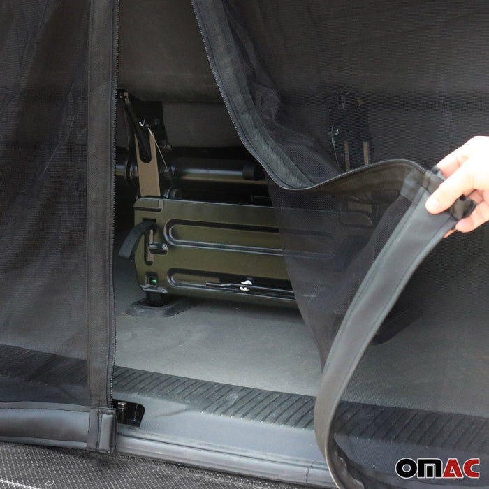 Mosquito Net Bug Magnetic Screen Tailgate for RAM ProMaster 2014-2024 Black 1Pc