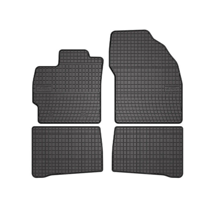 OMAC Floor Mats Liner for Toyota Prius 2010-2015 Black Rubber All-Weather 4 Pcs