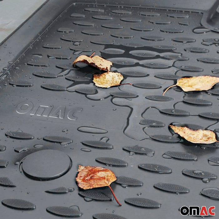 OMAC Floor Mats Liner for Toyota Tundra CrewMax Cab 2014-2021 Gray 4 Pcs