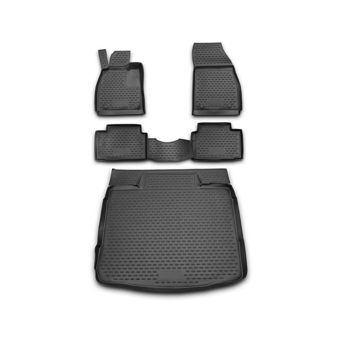 Custom Floor Mats & Cargo Liners for Buick Regal 2011-2017 Black 5 Pcs