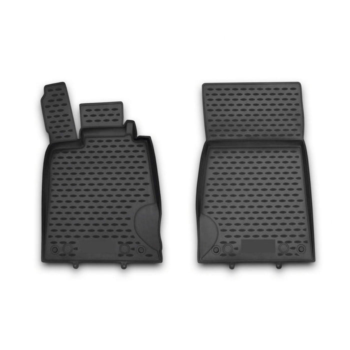 OMAC Floor Mats Liner for Mercedes SL Class R230 2003-2012 Rubber TPE Black 2Pcs