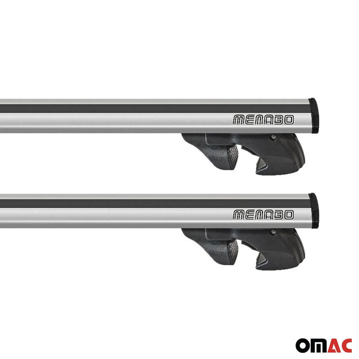 Alu Roof Racks Cross Bars Carrier for RAM ProMaster City 2015-2022 Gray 2Pcs