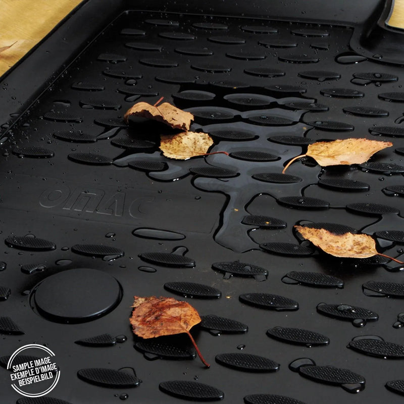 OMAC Floor Mats Liner for Ford F-450 Super Duty 2011-2016 Black TPE All-Weather - OMAC USA