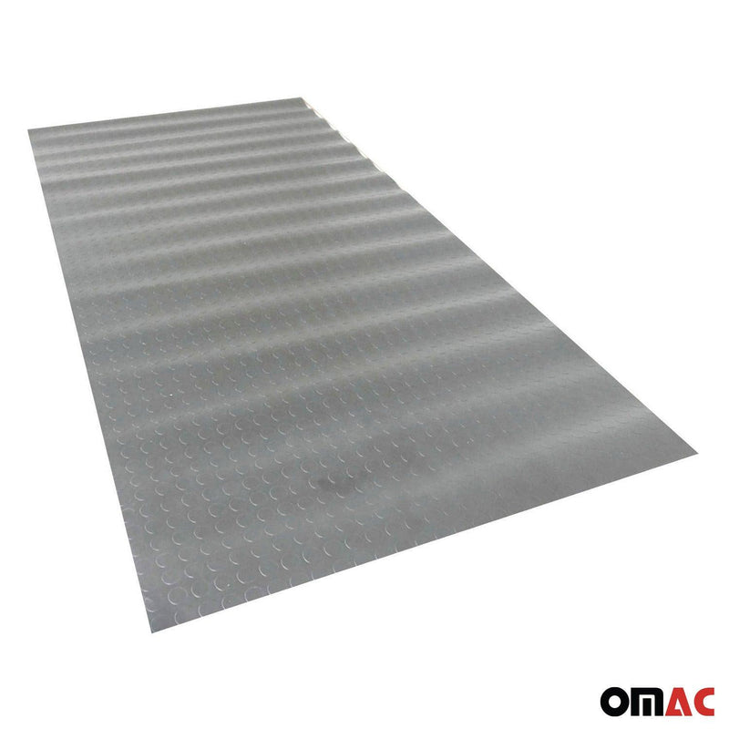 Rubber Truck Bed Liner Trunk Mat Floor Liner 118x79 inch Peny Style Grey