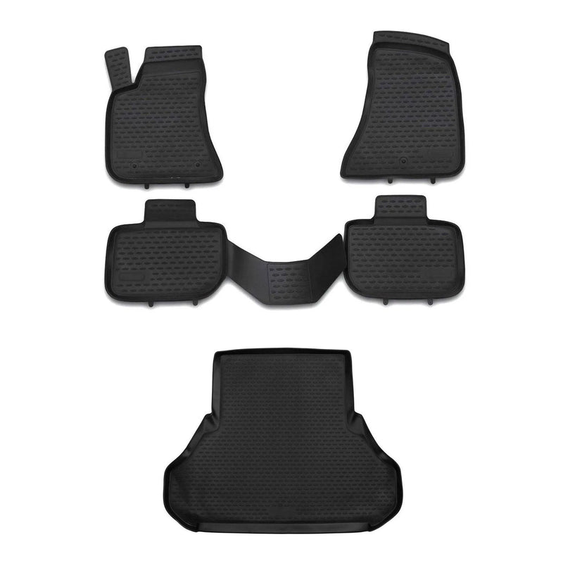 Custom Floor Mats & Cargo Liners for Chrysler 300 300C 300S 2011-2023 Black 5Pcs - OMAC USA