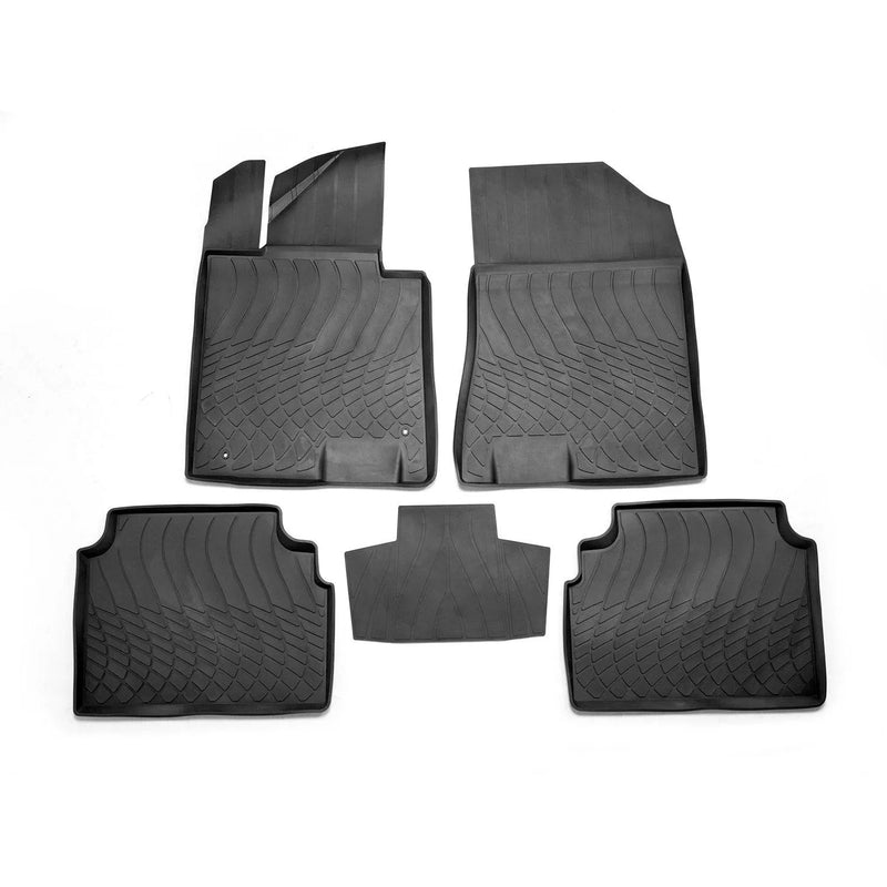 2020-2024 Hyundai Sonata Floor Mats Liners Full Set All Weather Black