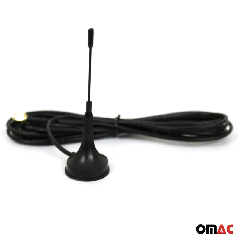 Car Radio Antenna Amplified AM / FM Signal Aerial Roof Magnet Mount