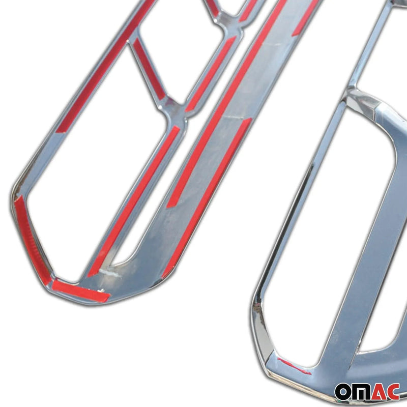 2015-2020 Ford Transit 250 Rear Brake Stop Light Frame Trim Silver 2 Pcs