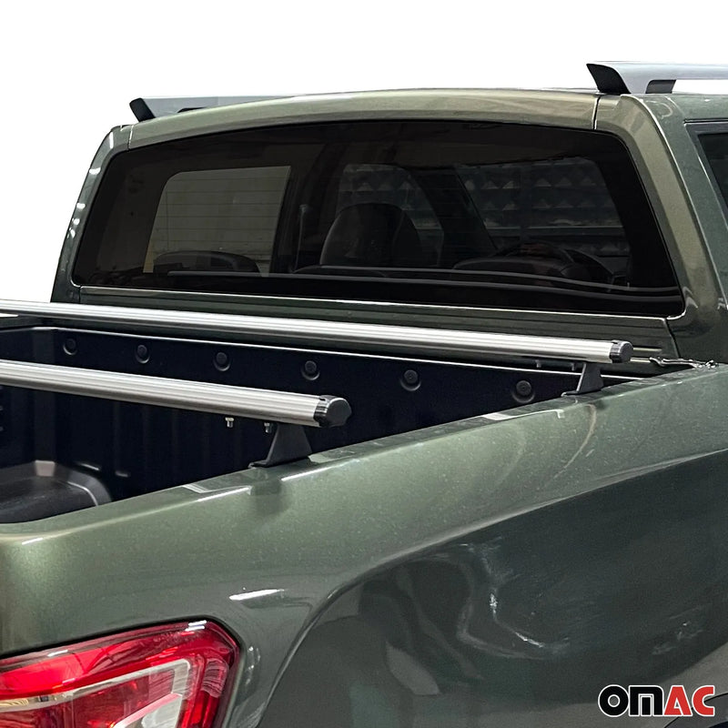 2019-2023 Ford Ranger Trunk Bed Carrier Roof Racks Gray 2Pcs