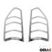 Trunk Tail Light Trim Frame for Dodge Sprinter 2003-2006 Steel Silver 2 Pcs - OMAC USA