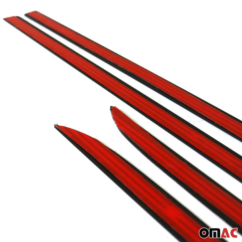 2005-2021 Nissan Frontier Side Door Molding Trim Skirt Garnish Black 4 Pcs