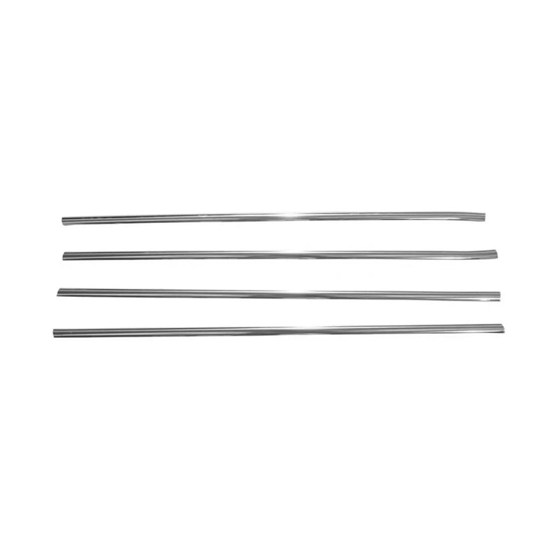 2006-2012 Toyota RAV4 Window Molding Trim Streamer Steel Silver 4 Pcs