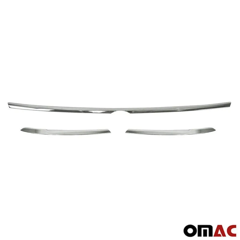 Fog Light Headlight Lamp Surround Trim for VW Tiguan 2018-2024 Silver 3 Pcs - OMAC USA