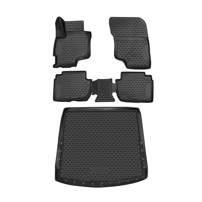 Custom Floor Mats & Cargo Liners for Mitsubishi Outlander PHEV 2018-2022 Black