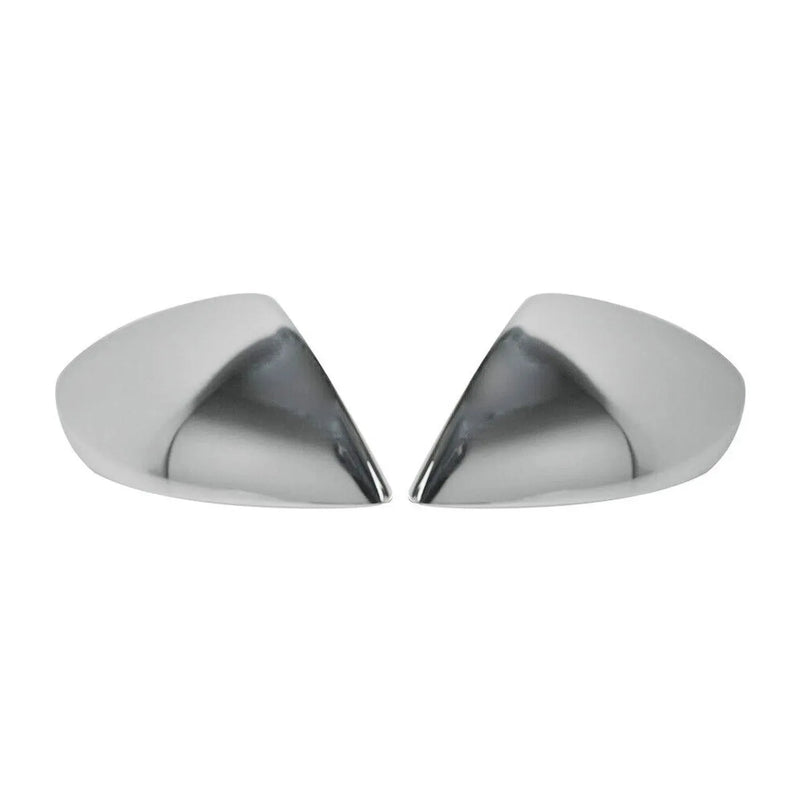 Side Mirror Cover Caps Fits VW Touareg 2011-2018 Steel Silver 2 Pcs - OMAC USA