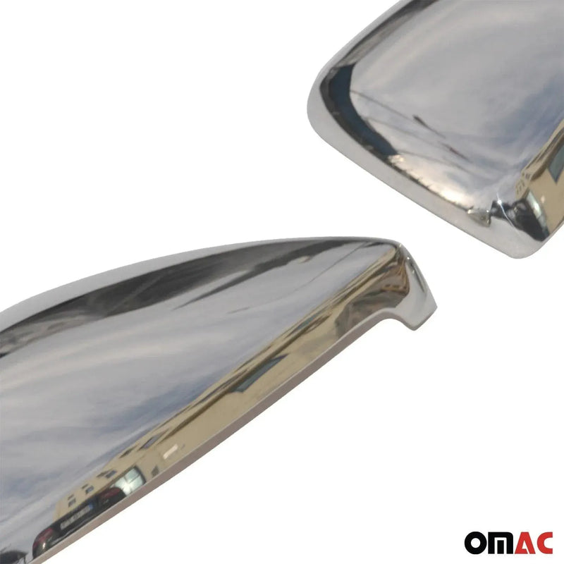 Side Mirror Cover Caps Fits VW Golf Mk7 2015-2021 Steel Silver 2 Pcs - OMAC USA