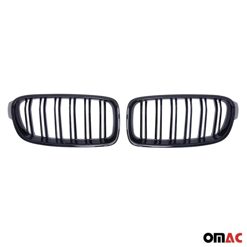 2012-2019 BMW 3 Series F30 F31 M-Tech Front Kidney Grille M-Tech Gloss Black Single Slat