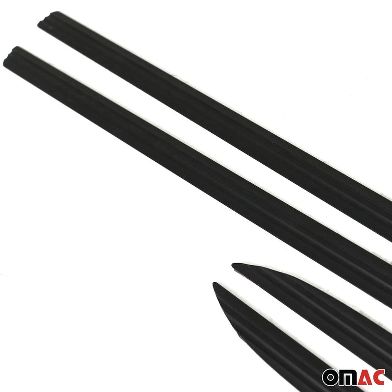 2013-2017 Hyundai Elantra GT Side Door Molding Trim Skirt Garnish Black 4Pcs