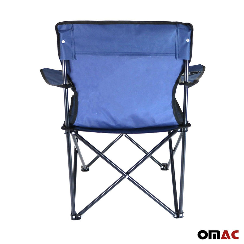 New Folding Camping Chair Beach Seat Outdoor with Cup Holder