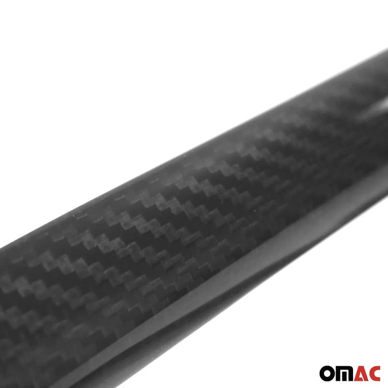 Window Molding Trim Streamer for Jeep Renegade 2015-2023 Carbon Fiber Black 6Pcs - OMAC USA