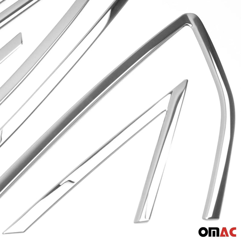 Window Molding Trim Streamer for Ford Focus Hatchback 2012-2018 Steel Silver 12x - OMAC USA