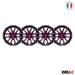 16" Wheel Covers Hubcaps for Hyundai Sonata Black Violet Gloss - OMAC USA