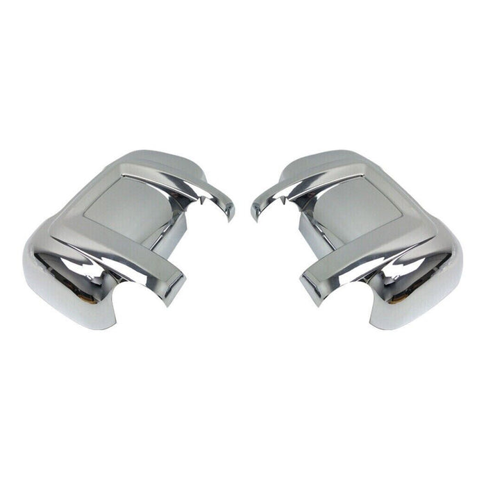 Side Mirror Cover Caps fits RAM ProMaster 2014-2024 ABS Chrome Silver 2Pcs