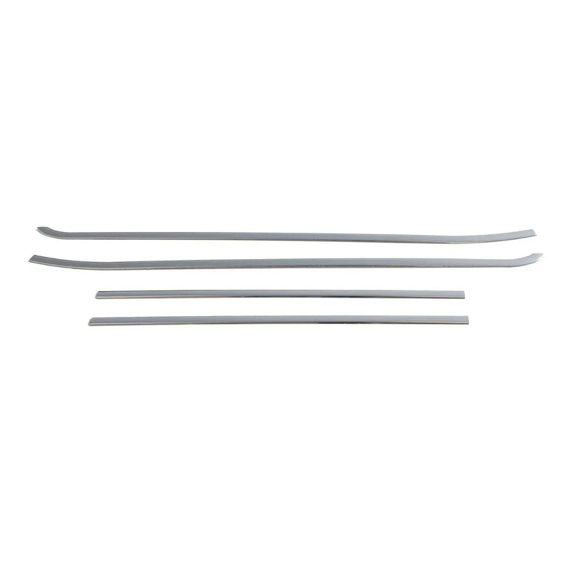 Window Molding Trim Streamer for RAM ProMaster City 2015-2022 Steel Silver 4 Pcs - OMAC USA