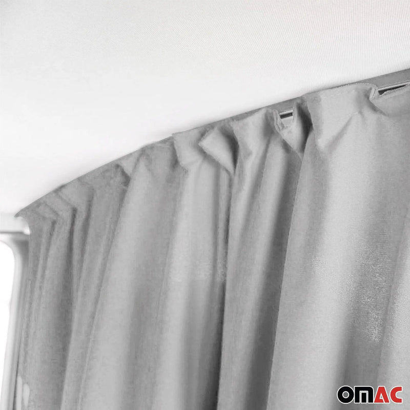 Lancia Cabin Divider Curtains Privacy Curtains Gray 2 Curtains