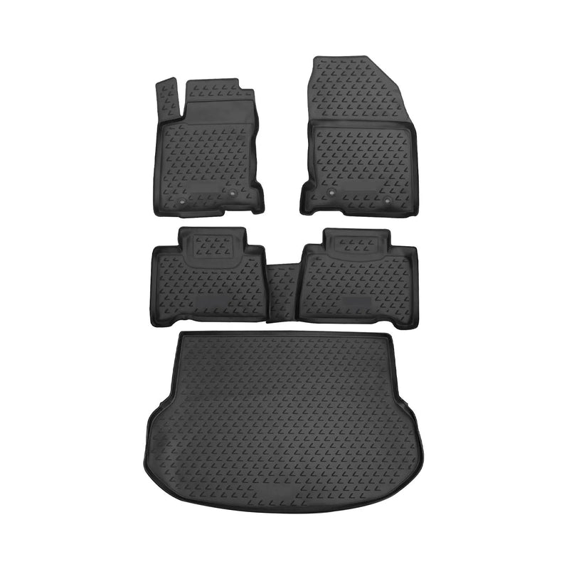 2015-2017 Lexus NX200t Floor Mats & Cargo Liner Full Set All Weather Black