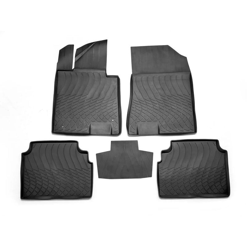 2021-2024 Kia K5 Floor Mats Liners Full Set All Weather Black