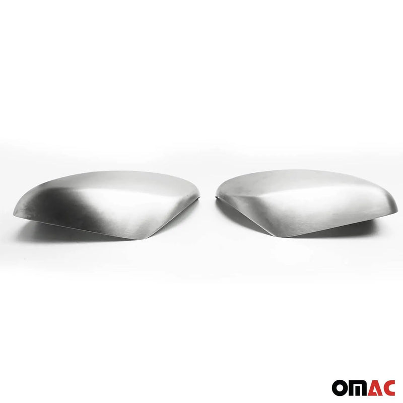 2008-2015 Lexus LX 570 Side Mirror Cover Caps Brushed Steel Silver 2 Pcs