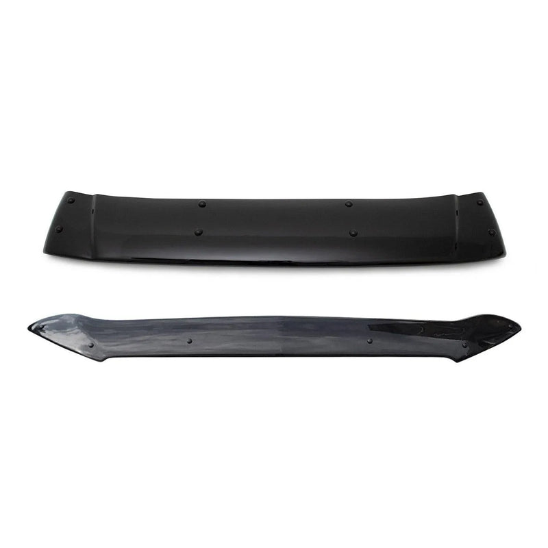 2016-2024 Mercedes Metris Windshield Sun Visor & Bug Shield Hood Deflector Kit 2Pcs Smoke