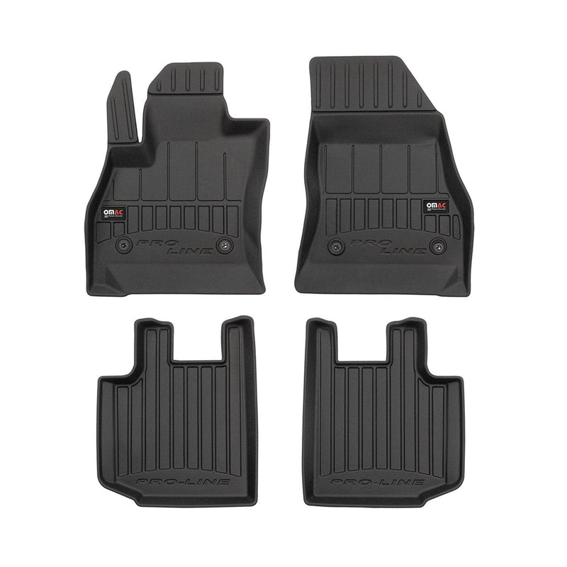 2014-2020 Fiat 500L Premium Floor Mats Liners Full Set All Weather Heavy Duty