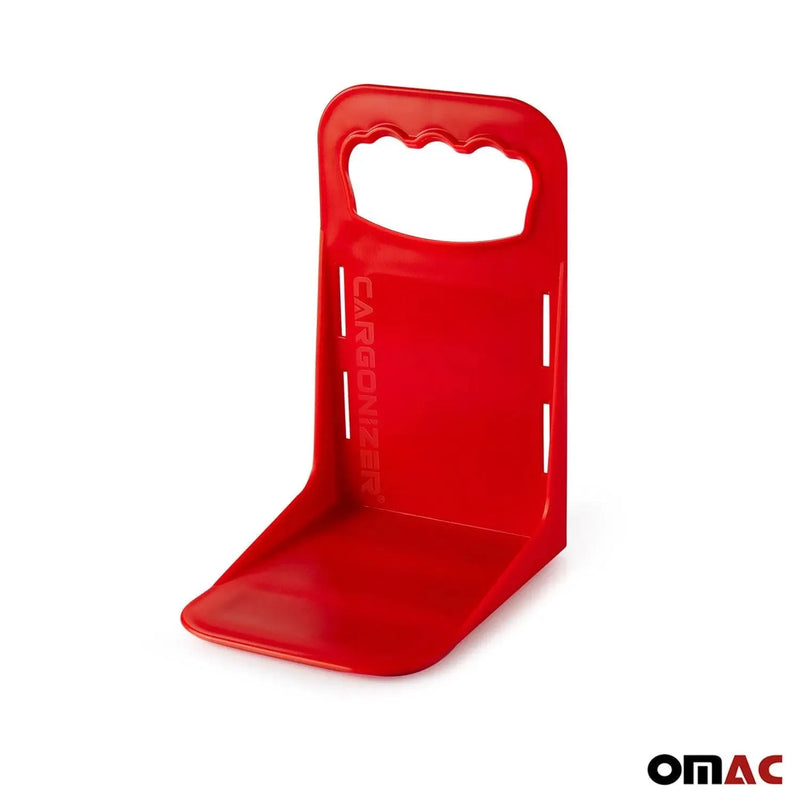 Red Trunk Organizer Grocery Holder Cargo Blocks Stopper Stand Divider Small 1 Pc - OMAC USA