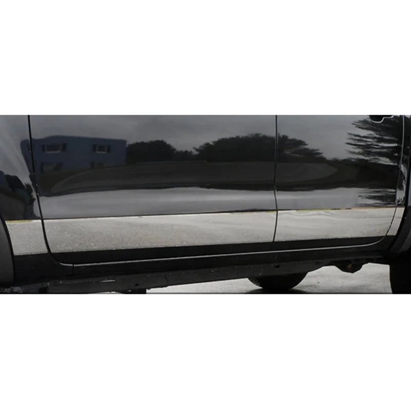 1999-2006 Chevrolet Silverado Extended Long Stainless Rocker Panel Trim 11Pc